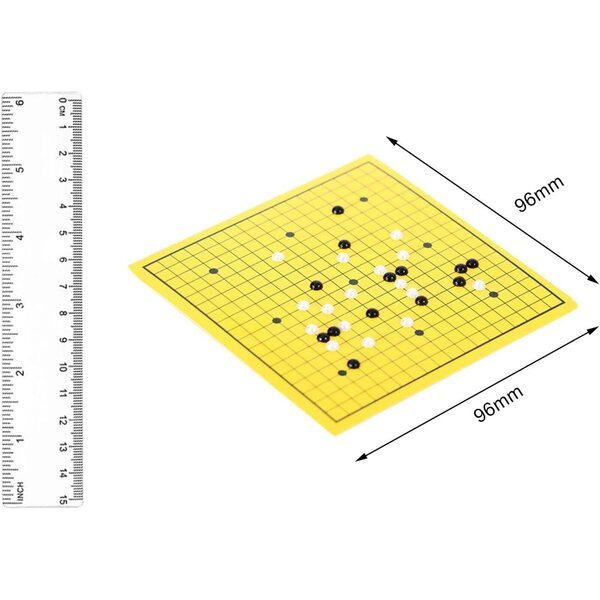 Mini-Puppenhaus 1:12 mit Weiqi-Miniaturspiel aus strapazierfähigem Karton