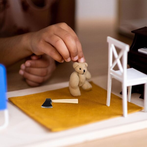 Gatuida Set mit 10 Miniatur-Gartengeräten für Puppenhäuser im Maßstab 1:12