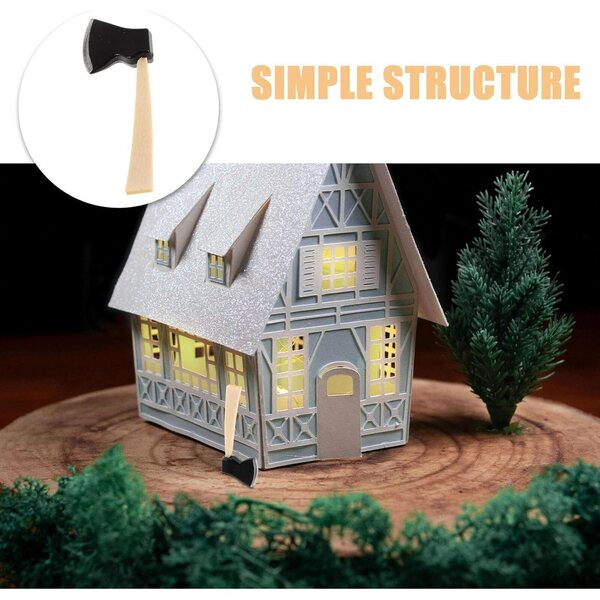 Gatuida Set mit 10 Miniatur-Gartengeräten für Puppenhäuser im Maßstab 1:12