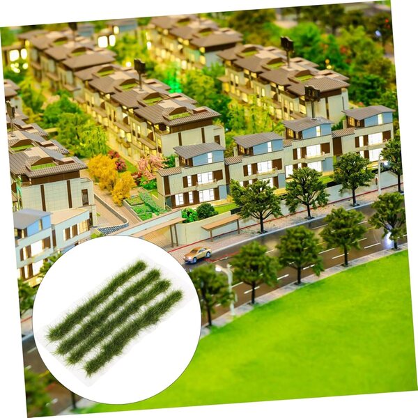 GALPADA Prato Sintetico Miniatura Verde per Micro Paesaggi e Mini Case da Giardino