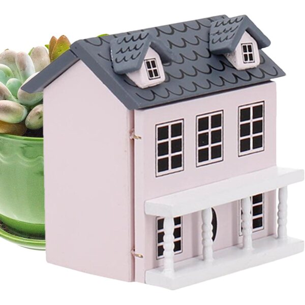 Villa Princess DIY Puppenhaus aus Holz, stilvolle und robuste Miniatur