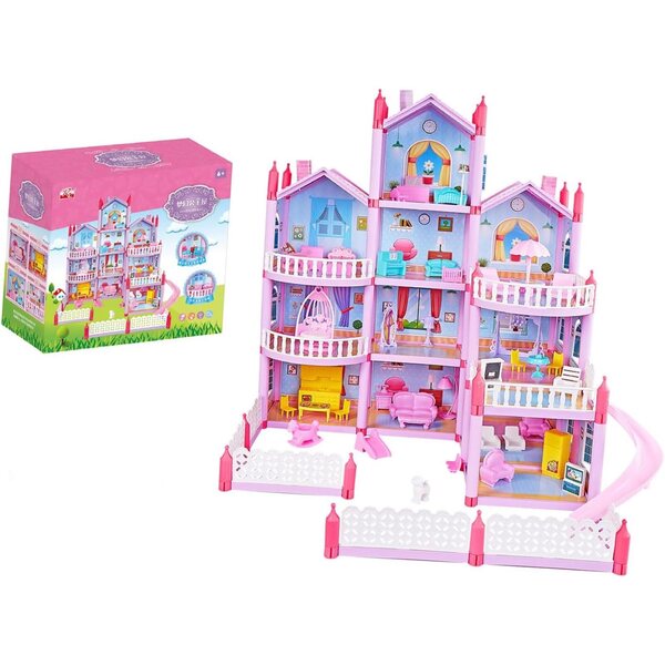 Casa da Sogno per Bambole in ABS Kit Fai da Te con Accessori per Ragazze Ghzste