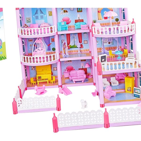 Casa da Sogno per Bambole in ABS Kit Fai da Te con Accessori per Ragazze Ghzste