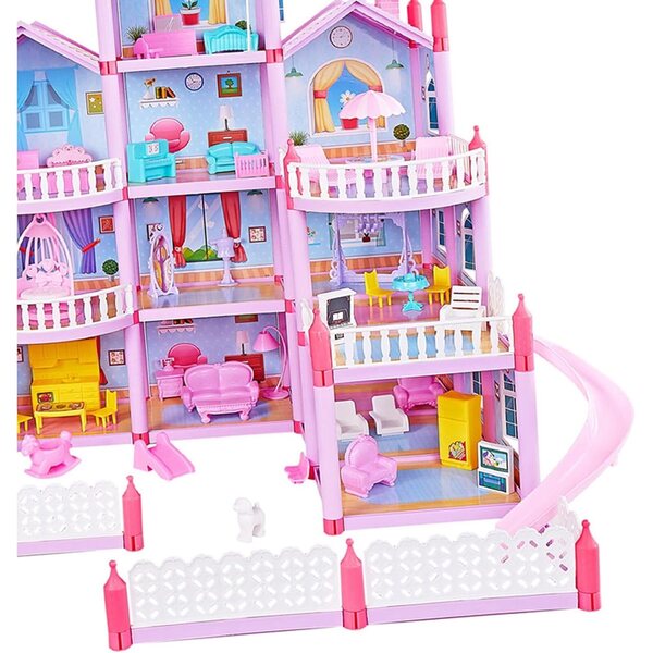 Casa da Sogno per Bambole in ABS Kit Fai da Te con Accessori per Ragazze Ghzste
