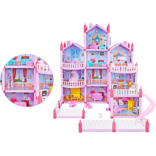 Casa da Sogno per Bambole in ABS Kit Fai da Te con Accessori per Ragazze Ghzste