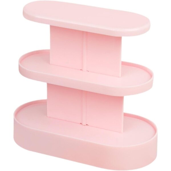 Vetrina Miniatura Rosa 1:12 per Casa delle Bambole con Scaffali per Cibi