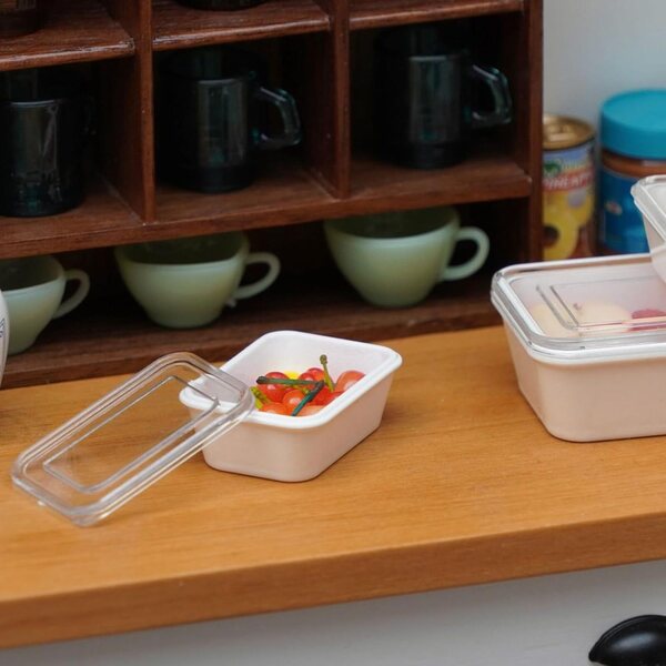 Küchenminiatur-Set im Maßstab 1:6 für Puppenhäuser – realistische Utensilien Gissroys