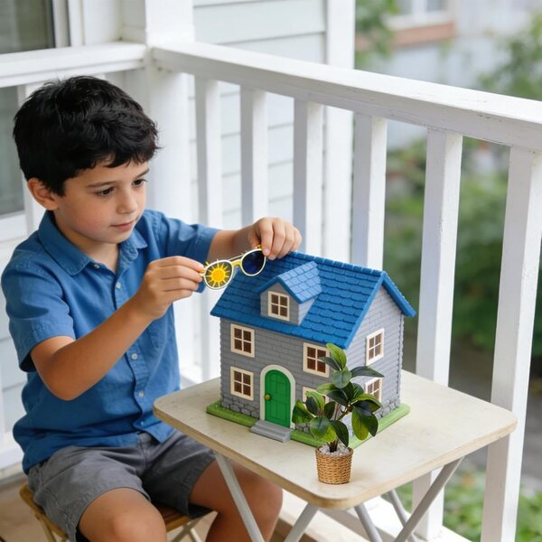 Piante in Miniatura 1:6 per Casa delle Bambole, Giardino Fatato e Decorazioni Varie