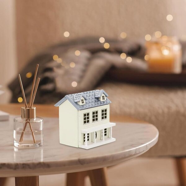 Kit Casa delle Bambole in Legno Fai-da-Te - Mini Villa da Collezione e Arredamento
