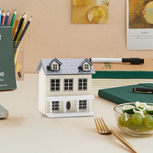 Kit Casa delle Bambole in Legno Fai-da-Te - Mini Villa da Collezione e Arredamento