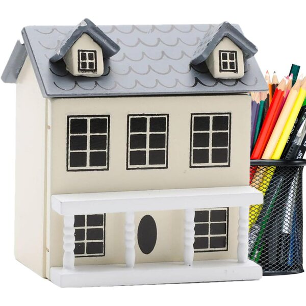 Kit Casa delle Bambole in Legno Fai-da-Te - Mini Villa da Collezione e Arredamento