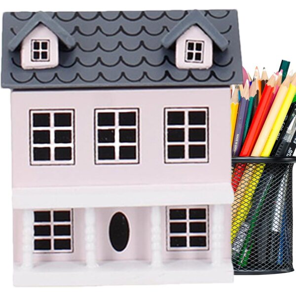 Kit Miniatura Tiny-House in Legno fatto a Mano | Casa delle Bambole Dettagliata