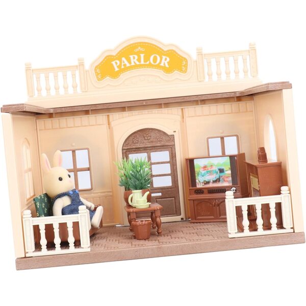 Julihai 1:12 Puppenhaus-Möbelset aus kindersicherem ABS-Kunststoff
