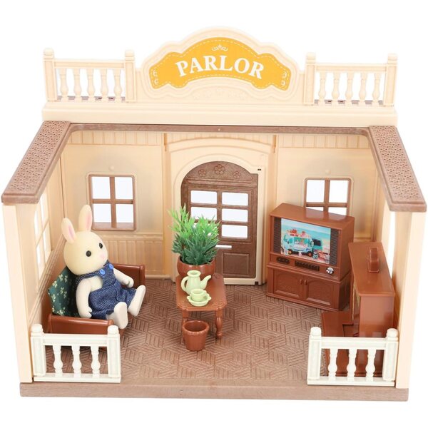 Julihai 1:12 Puppenhaus-Möbelset aus kindersicherem ABS-Kunststoff