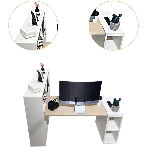 1:12 Miniatur-Büromöbel-Set für Puppenhäuser, langlebiges und dekoratives Zubehör