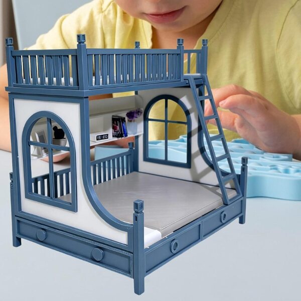 1:12 Puppenhaus Etagenbett Realistische Miniatur TTETTZ