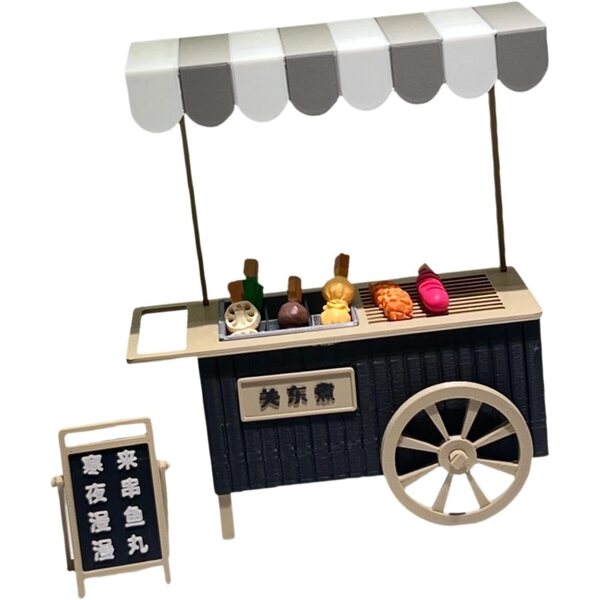 Carrello Miniatura Oden per Casa Delle Bambole – Accessorio Realistico 1/12