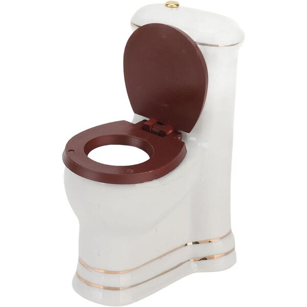 Set Bagno Miniatura Casa delle Bambole 12 Pezzi in Porcellana Dettagliata