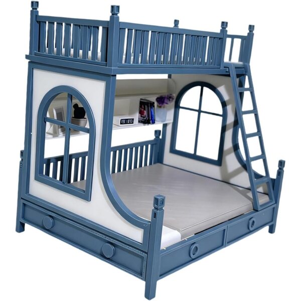 Sharplace Miniatur-Etagenbett 1:12 für Puppenhäuser und Sammlungen
