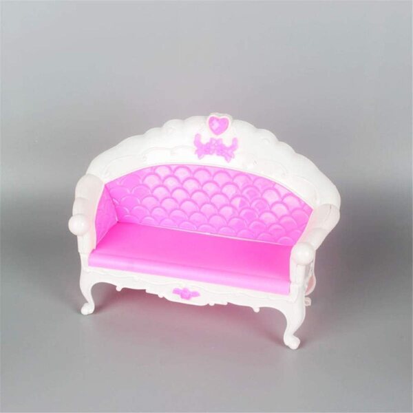 Mini mobili per casa delle bambole Uteruik set divano, sedia, lampada e tavolino