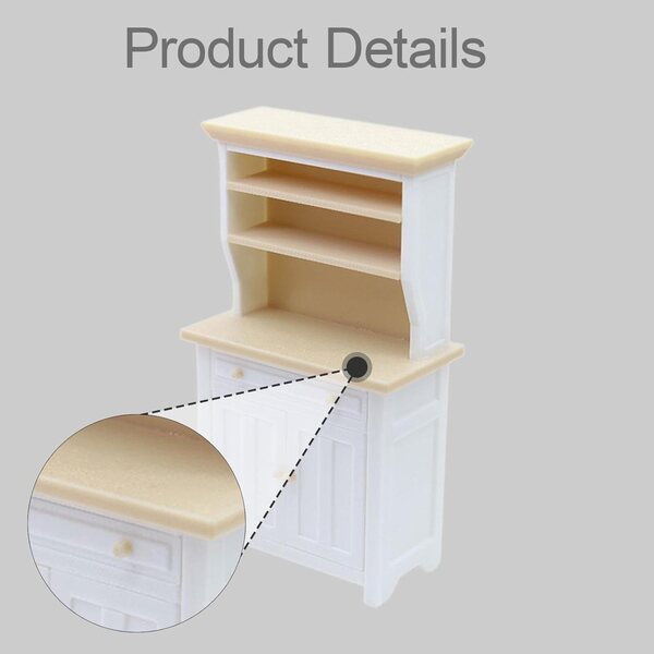 Mobile Multiuso in Miniatura 1:12 per Casa delle Bambole - Libreria e Contenitore
