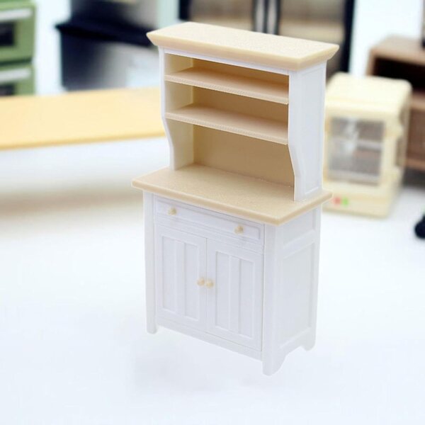 Mobile Multiuso in Miniatura 1:12 per Casa delle Bambole - Libreria e Contenitore