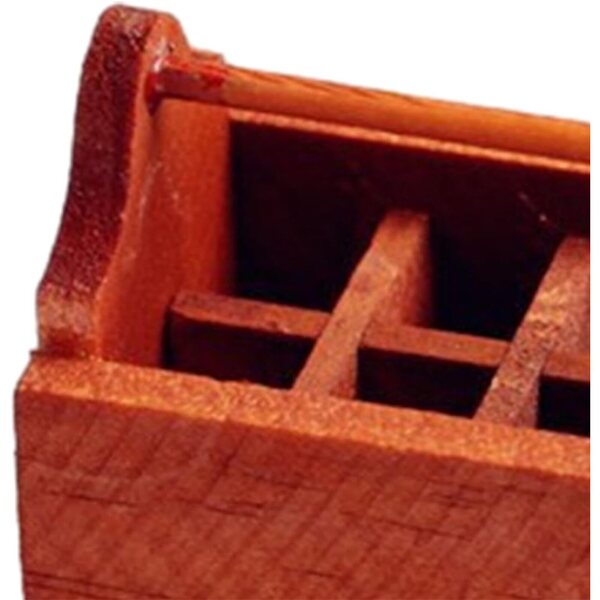 Colcolo cassetta attrezzi miniatura 1/12 in legno per micro paesaggi e case delle bambole