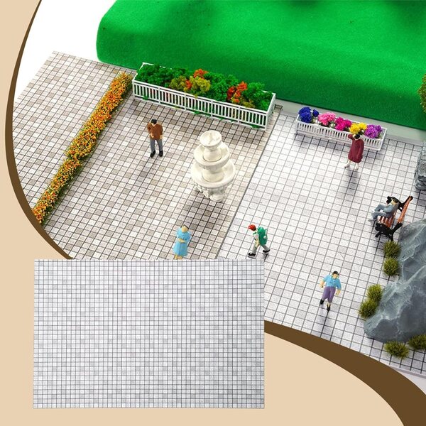 Colcolo Pavimenti Miniature per Case delle Bambole in PVC Resistenti e Realistici