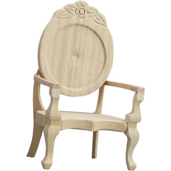 Sharplace Holzsessel Miniatur 1:12 für Puppenhäuser und Dekorationen