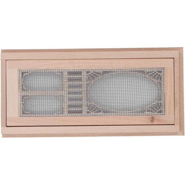 Porta con Zanzariera in Legno per Casa delle Bambole 1:12 - Finitura Naturale Omquot