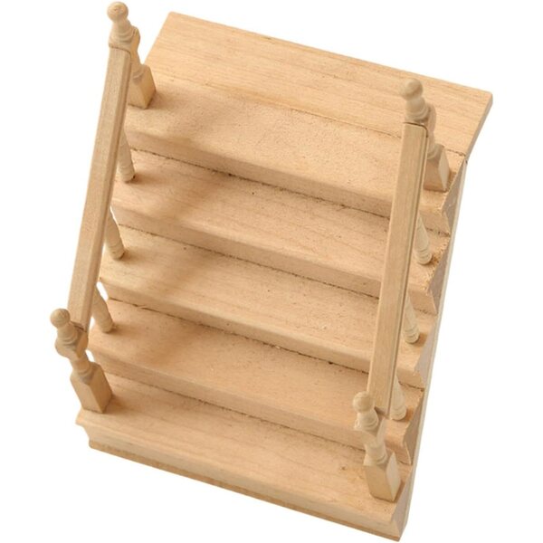 Holzleitermodell für Puppenhäuser, DIY-Lernspielzeug 10,5 x 8 cm