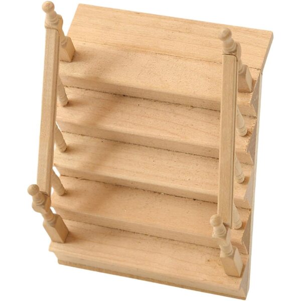 Holzleitermodell für Puppenhäuser, DIY-Lernspielzeug 10,5 x 8 cm