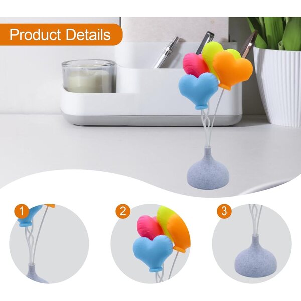 Colcolo Mini Decorazioni Palloncini a Forma di Cuore Colorati per Micro Paesaggi