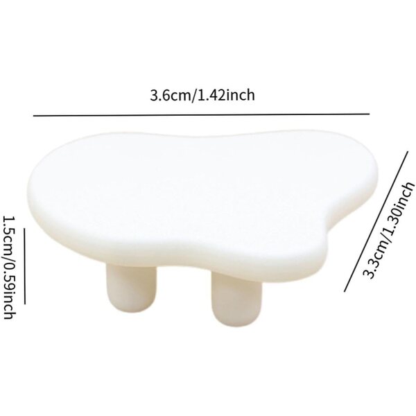 Sharplace Miniatur-Couchtisch für Puppenhäuser, Maßstab 1:20, realistisch und kreativ