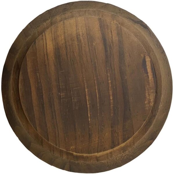 KESOTO Cupola in Vetro Trasparente con Base in Legno, Contenitore per Statuette e Fiori Conservati