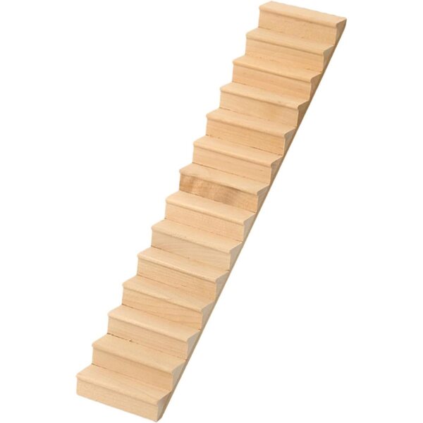 Holztreppe Miniatur für Puppenhaus 1/12 – realistisches DIY-Modell