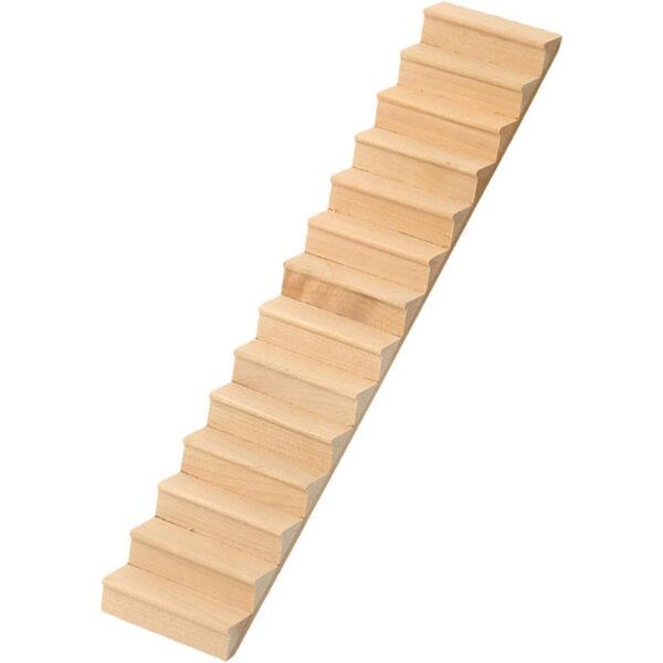 Holztreppe Miniatur für Puppenhaus 1/12 – realistisches DIY-Modell