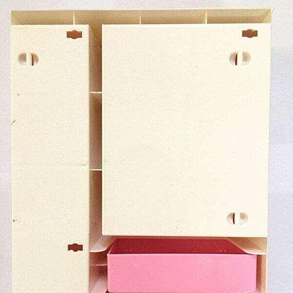 Armadietto Rosa per Casa delle Bambole con 20 Grucce, Mobili Decorativi Resistente