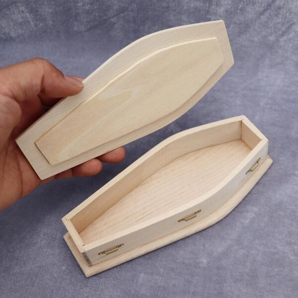 DIY Mini-Sarg für Puppenhaus, dekorative Box und kreatives Accessoire