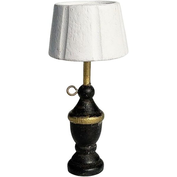 Lampada da tavolo in miniatura in legno per case delle bambole scala 1/12 - CAZSTYK