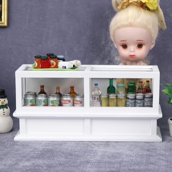 Jorzer Bäckerei-Vitrine aus Holz im Maßstab 1:12 für Puppenhäuser – realistisches Zubehör