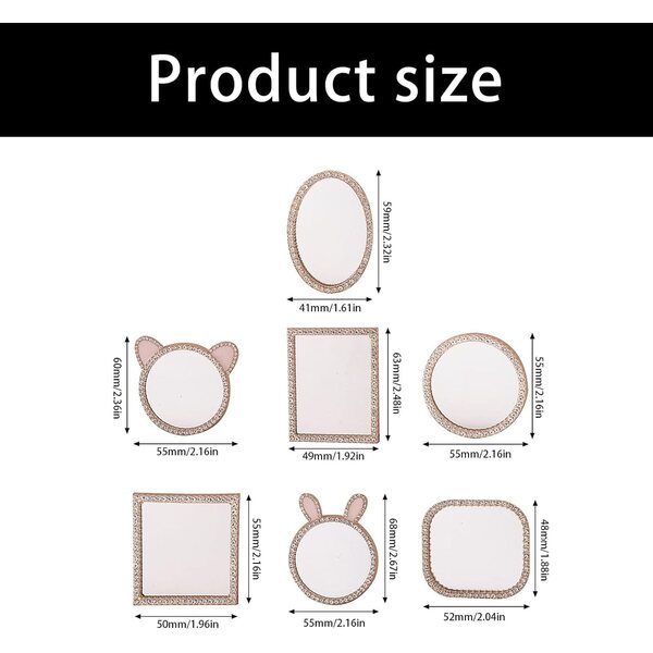 Set 7 Bicchieri Miniatura in Lega per Casa delle Bambole Accessori Realistici 1/12