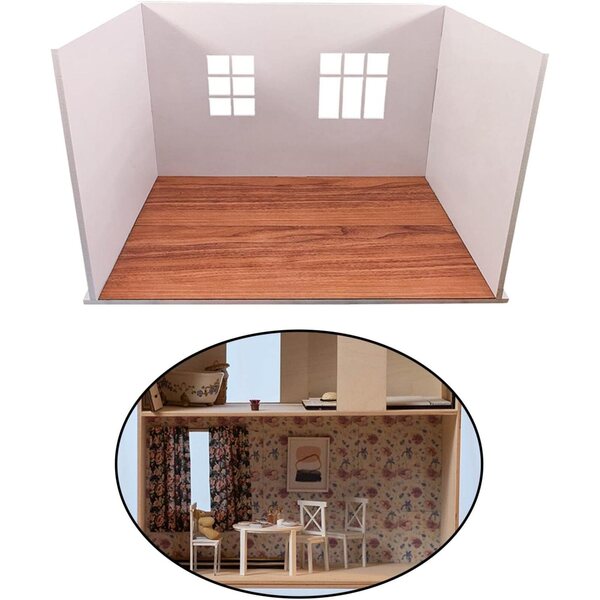 Mini-PVC-Küche für Puppenhaus, realistisches Zubehör zum DIY-Spielen