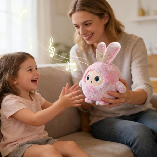 Bambola AI Parlante Morbida e Educativa per Bambini con Funzioni Interattive Multilingue