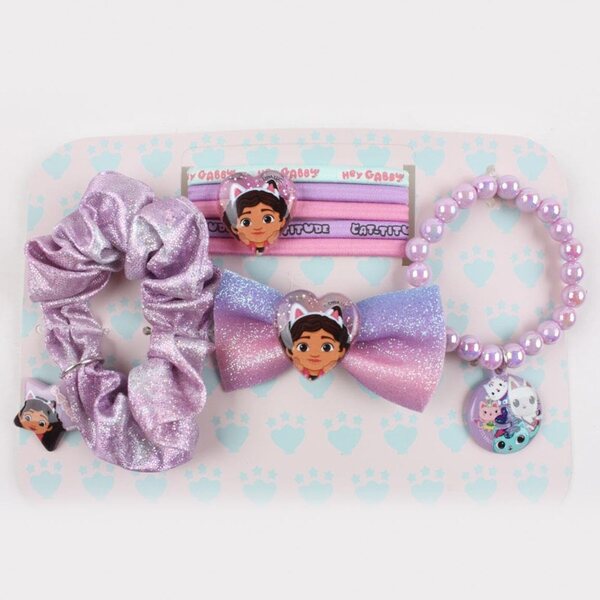 Gabby's Dollhouse Taschen-Schönheitsset mit Zubehör für Kinderspiel und Fantasie