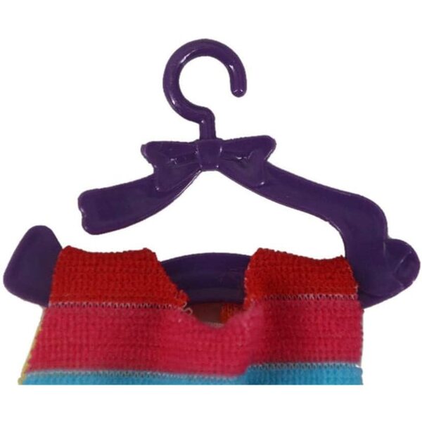 20 Kunststoff-Kleiderbügel für 30 cm Uteruik-Puppenkleidung, komplettes und farbenfrohes Set