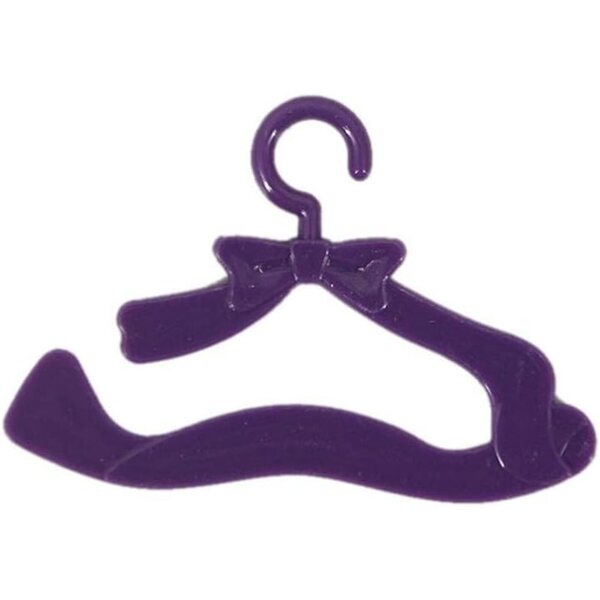 20 Kunststoff-Kleiderbügel für 30 cm Uteruik-Puppenkleidung, komplettes und farbenfrohes Set