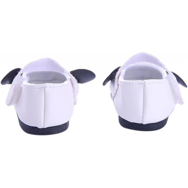 Puppen-Reisekoffer mit Panda-Kleidung, Schuhen, Regenschirm, Laptop und Zubehör
