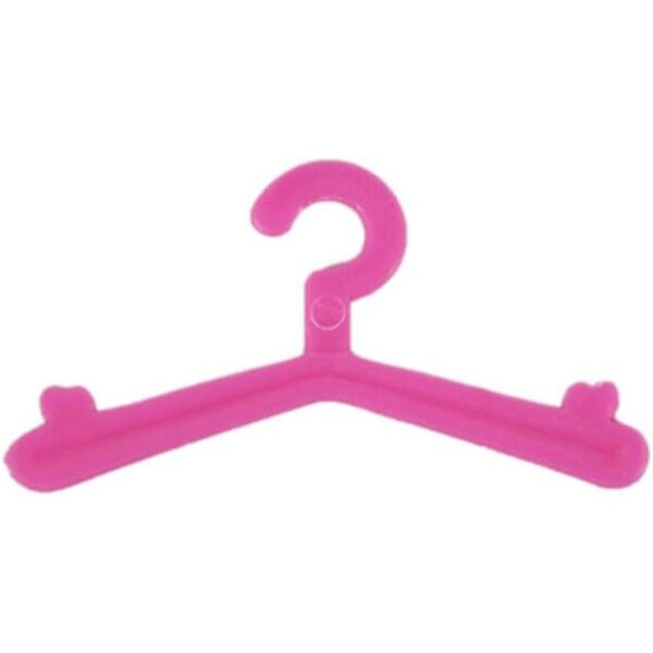 10 Kunststoff-Kleiderbügel für Puppen 30 cm – Zubehör für Uteruik-Puppenkleidung