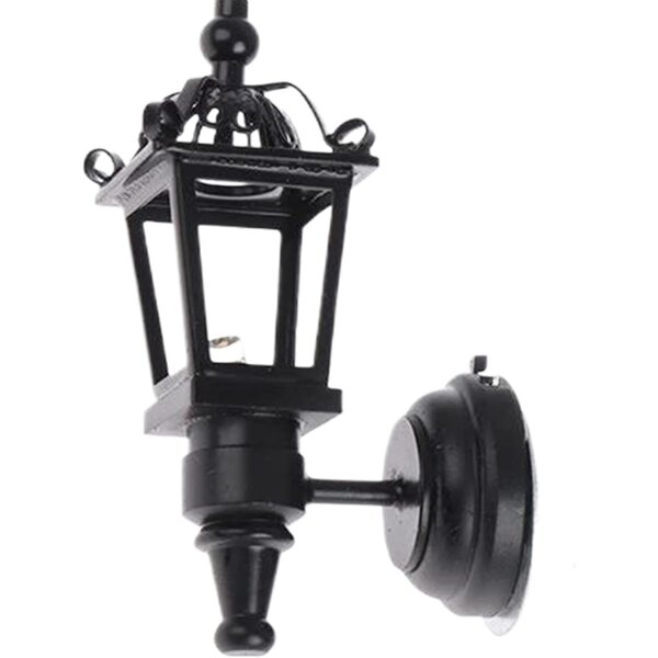 Luci Vintage per Casa delle Bambole 1:12 in Metallo con Supporto Magnetico